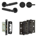 Complete Bloom Door Handle Pack - Internal Doors - Black - JE-B5B2-MB - Choice Handles