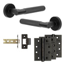 Complete Bari Door Handle Pack - Internal Doors - Black - JE-D2A-MB - Choice Handles