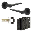 Complete Gio Door Handle Pack - Internal Doors - Black - JE-E2A-MB - Choice Handles