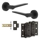 Complete Gio Door Handle Pack - Internal Doors - Black - JE-E2B-MB - Choice Handles