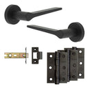 Complete Gio Door Handle Pack - Internal Doors - Black - JE-E4B-MB - Choice Handles