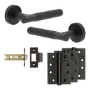 Complete Venice Door Handle Pack - Internal Doors - Black - JE-F2A-MB - Choice Handles