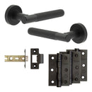 Complete Venice Door Handle Pack - Internal Doors - Black - JE-F2B-MB - Choice Handles