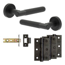 Complete Venice Door Handle Pack - Internal Doors - Black - JE-F4B-MB - Choice Handles