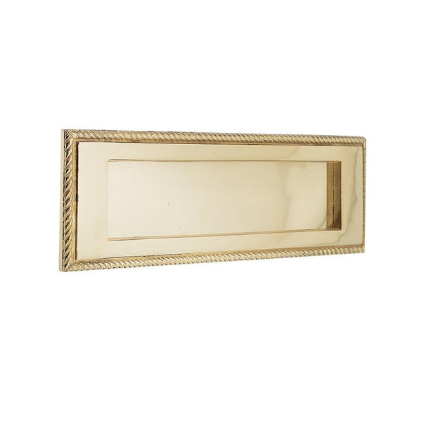 Jedo Georgian Letterplates Polished Brass - JG7SPB - Choice Handles