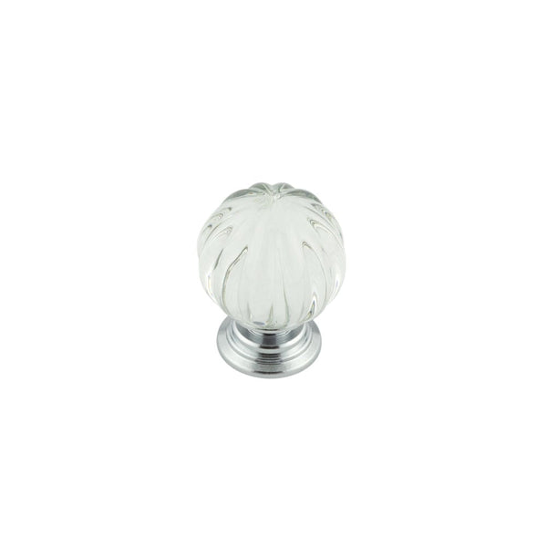 Jedo - 25mm Polished Chrome Pumpkin Ball Cupboard Knob - JH4152-25PC - Choice Handles
