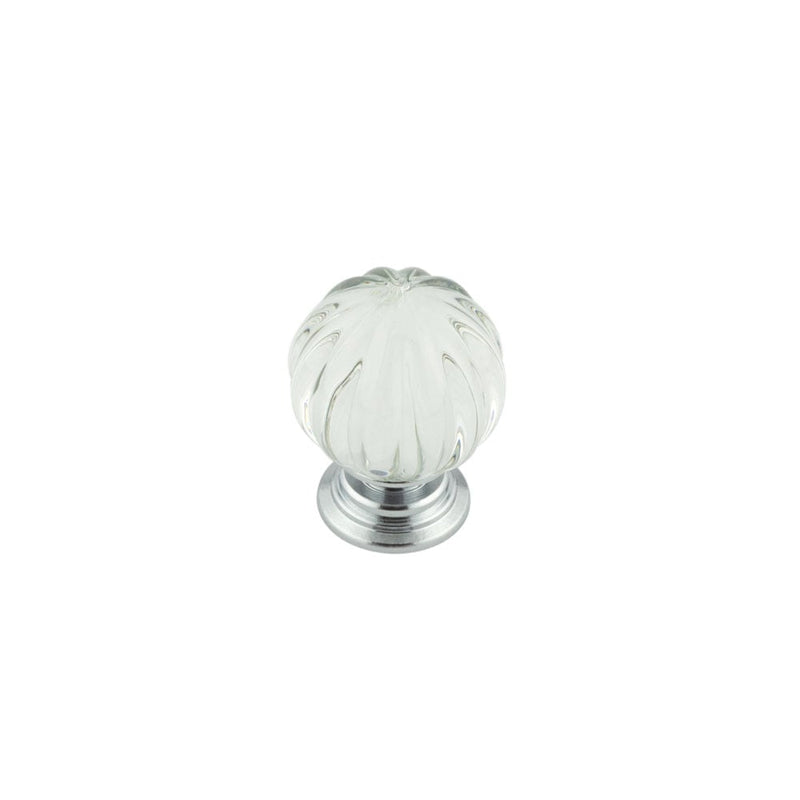 Jedo - 30mm Polished Chrome Pumpkin Ball Cupboard Knob - JH4152-30PC - Choice Handles