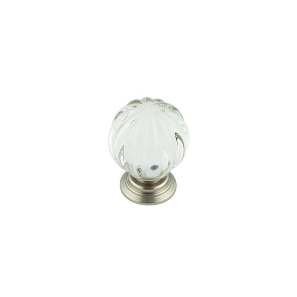 Jedo - 30mm Satin Nickel Pumpkin Ball Cupboard Knob - JH4152-30SN - Choice Handles