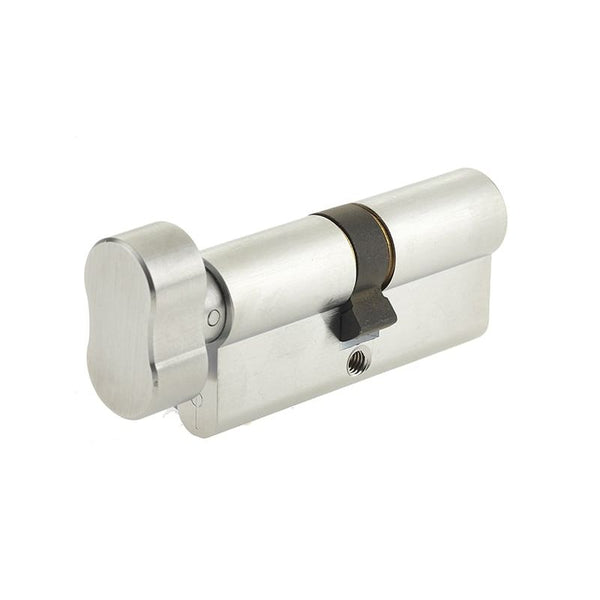 Jedo Euro Profile Cylinders & Turns 100mm Satin Chrome - JL-100EPCTSC - Choice Handles
