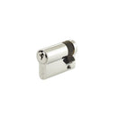 40mm Euro Profile Single Cylinder, Keyed to Differ with 3 Keys - Polished Chrome - Choice Handles