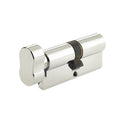 70mm 5 Pin Euro Profile Cylinder & Turn, Keyed Alike with 3 Keys - Polished Chrome - JL-70EPCTPC-KA - Choice Handles