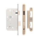 Jedo 78mm Din Bathroom Locks 60mm Backset Radiused Antique Brass - JL-DB60RAB - Choice Handles