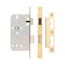 Jedo 78mm Din Bathroom Locks 60mm Backset Satin Brass - JL-DB60SB - Choice Handles