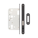 72mm Black Din Euro Deadlock Radiused 60mm Backset - JL-DD60RMB - Choice Handles