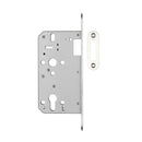 Jedo Architectural Din Deadlocks 60mm backset radiused Satin Stainless Steel - JL-DD60RSSS - Choice Handles