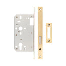 72mm Satin Brass Din Euro Deadlock 60mm Backset - JL-DD60SB - Choice Handles