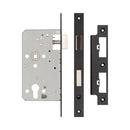 72mm Black Din Euro Escape Lock 60mm Backset - JL-DE60MB - Choice Handles