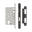 72mm Black Din Euro Escape lock Radiused 60mm Backset - JL-DE60RMB - Choice Handles