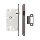 72mm Dark Bronze Din Euro Latch Radiused 60mm Backset - JL-DL60RDB - Choice Handles