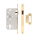 72mm Satin Brass Din Euro Latch Radiused 60mm Backset - JL-DL60RSB - Choice Handles