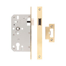 72mm Satin Brass Din Euro Latch 60mm Backset - JL-DL60SB - Choice Handles