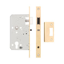 72mm Satin Brass Din Euro Nightlatch 60mm Backset - JL-DNL60SB - Choice Handles