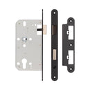 72mm Black Din Euro Sashlock Radiused 60mm Backset - JL-DS60RMB - Choice Handles