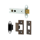 Jedo Heavy Duty Tubular Latches - 45 Degree Short Travel 102mm Dark Bronze - JL-HDT102DB - Choice Handles
