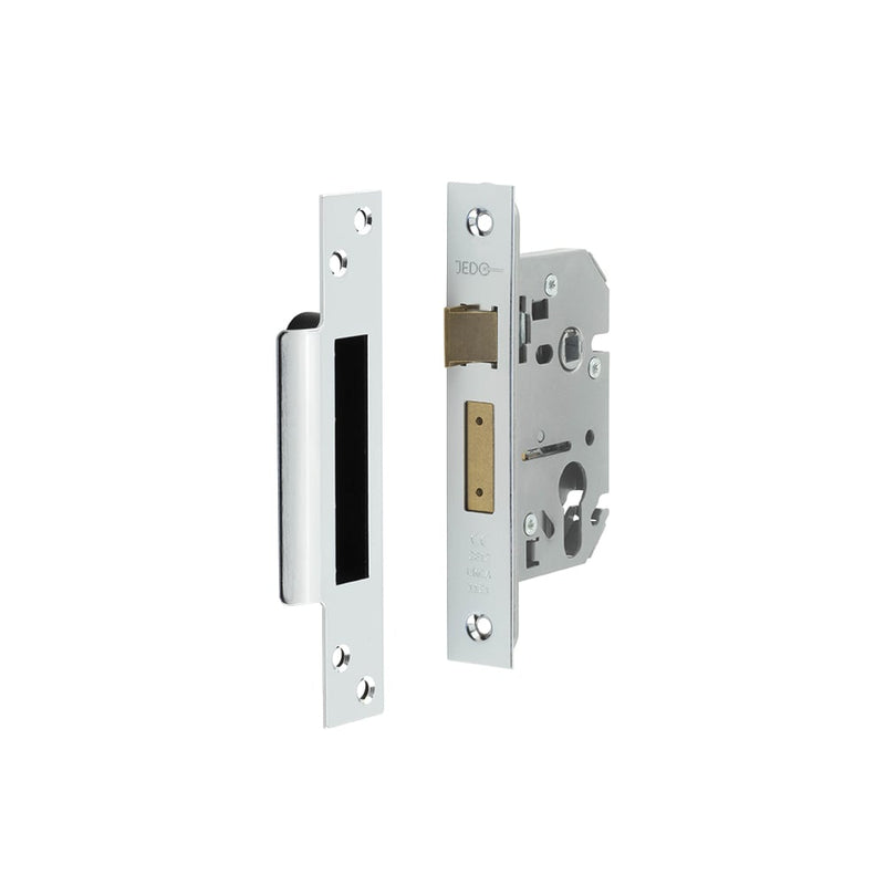 Jedo Euro Profile Sashlocks 65mm Polished Chrome - JL1050PC - Choice Handles