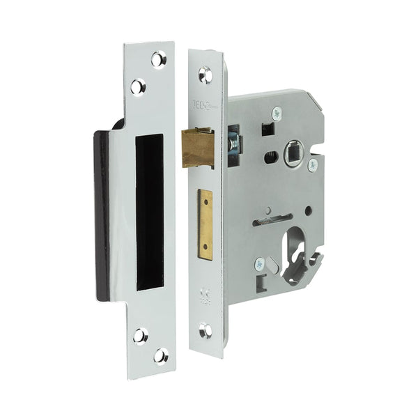 Jedo Oval Profile Sashlocks 76mm Polished Chrome - JL1053PC - Choice Handles