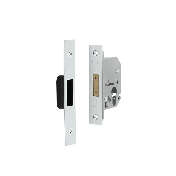 Jedo Euro Profile Deadlocks 65mm Polished Chrome - JL1060PC - Choice Handles