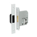 Jedo Oval Profile Deadlocks 76mm Satin Chrome - JL1063SC - Choice Handles