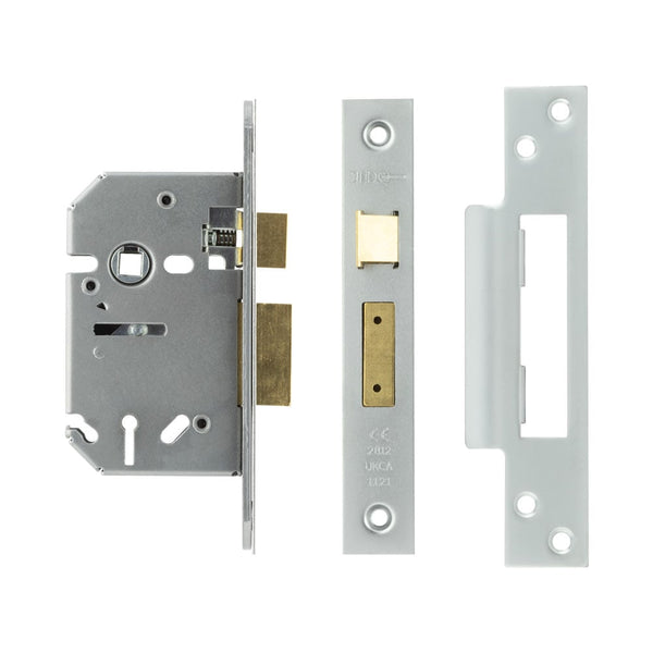 Jedo 3 Lever Sashlocks 65mm Satin Chrome - JL1090SC - Choice Handles