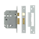 Frelan - 3 Lever Sashlock 76mm - JL1091SC - Satin Chrome - Choice Handles