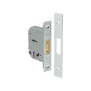 Jedo 3 Lever Deadlocks 65mm Satin Chrome - JL1092SC - Choice Handles