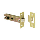 Jedo - 75mm Satin Brass Tubular latch - JL121SB - Choice Handles