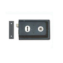 Frelan - Reversible Rim Lock 152mm x 102mm - Black - JL189BL - Choice Handles
