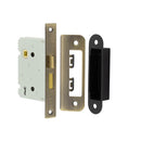 Jedo Kontrax 2 Lever Sashlocks with Square Forend & Radiused Strike Plate 76mm Antique Brass - JL480AB - Choice Handles