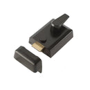 Jedo - Standard Stile Night Latches 90mm - Black - JL5021BL - Choice Handles