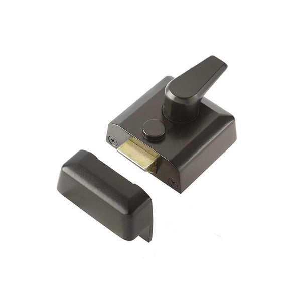 Narrow Stile Night Latches 66mm Black - JL5031BL