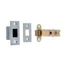 Frelan - Jedo Double Sprung Tubular Latches 150mm  - Polished Brass/Satin Chrome - JL6666S-150 - Choice Handles