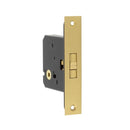 Jedo Sliding Door Bathroom Lock Satin Brass - JL840SB - Choice Handles