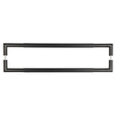 Three One Six PVD Range - Linear Pull Handles 600x25mm Back to Back - Black - JMB15 - Choice Handles