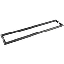 Three One Six PVD Range - Linear Pull Handles 800x25mm Back to Back - Black - JMB22 - Choice Handles