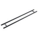 Frelan - Nero 1200x32x1000m Guardsman Pull handles  Back To Back Fixing - Matt Black - JMB521C (Pair) - Choice Handles