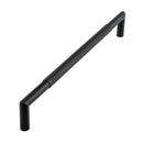 Frelan - Nero 425x19mm Mitred Knurled Pull Handle, Bolt Through Fixing - Matt Black - JMB8 - Choice Handles