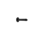 Frelan - Nero Cylinder Wall Mounted Projection Door Stop on Rose - Matt Black - JMB9551B - Choice Handles