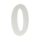 Frelan - 150mm Numerals No. 0 - Satin Stainless Steel - JNSS-0 - Choice Handles
