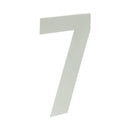 150mm Numerals SSS Finish 150mm Satin Stainless Steel No. 7 - JNSS-7