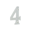 75mm Polished Chrome 4 Screw Fix Numeral - JNUM4PC - Choice Handles
